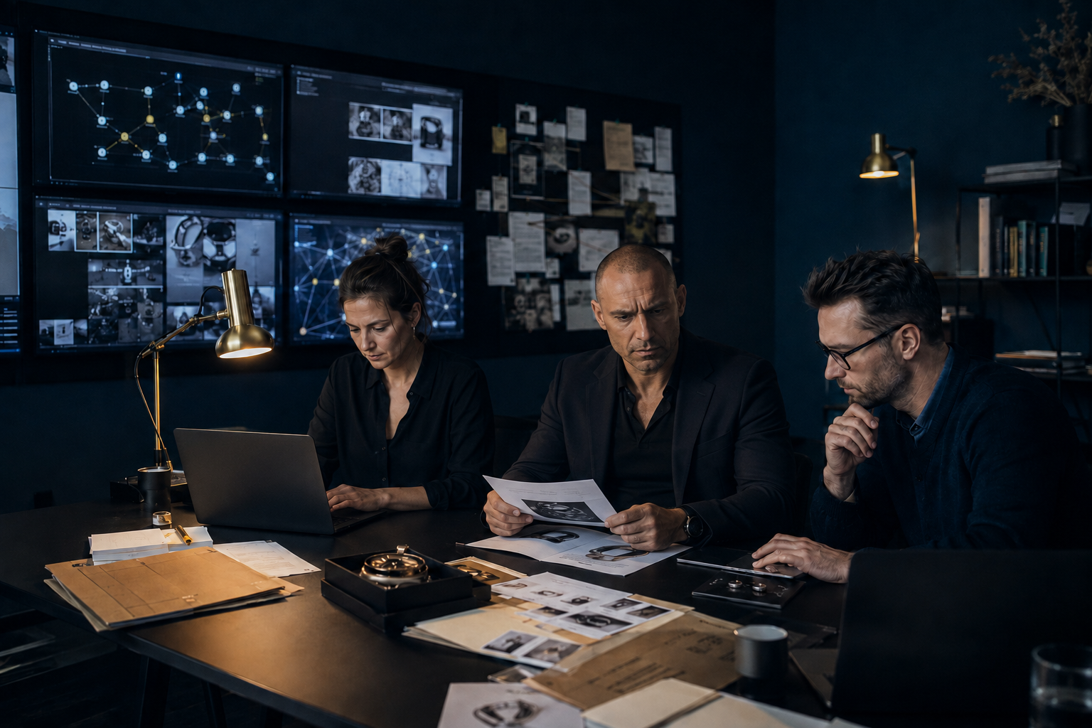 OSINT-analytikere gennemgår digitale og fysiske spor i en brandbeskyttelsessag